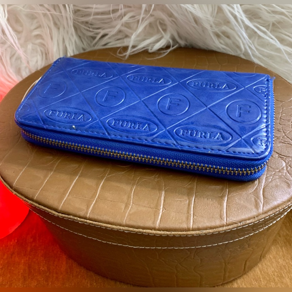 🍀Wallet Furla🍀Blue🍀#CB5 - Picture 13 of 15